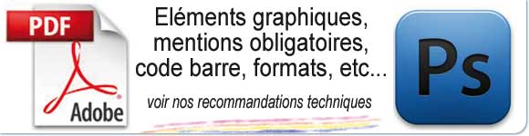 Eléments graphiques à nous fournir pour la fabrication cd fabrication dvd et duplication CD