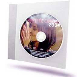 emballage CD et DVD dans grande pochette papier dans magazine